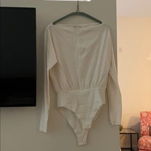 White Long sleeve Bodysuit